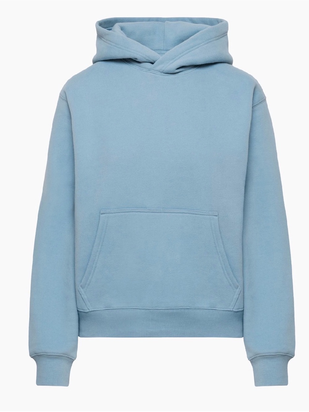 Aritzia TNA COZY FLEECE PERFECT hoodie stratus blue size L